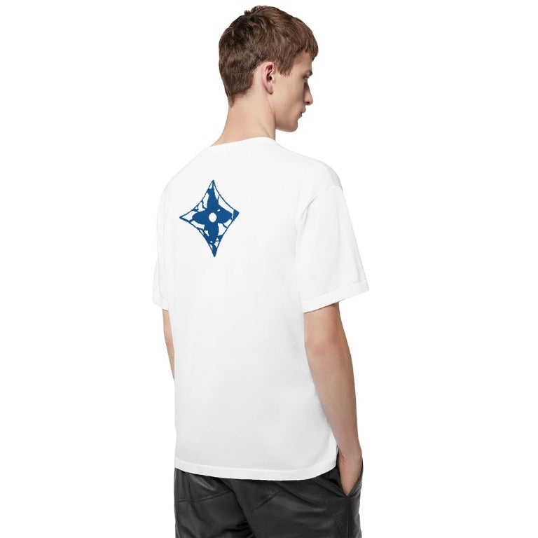LV Ice Milk White Crewneck T-Shirt