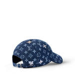 LV Monogram Flower Denim Cap