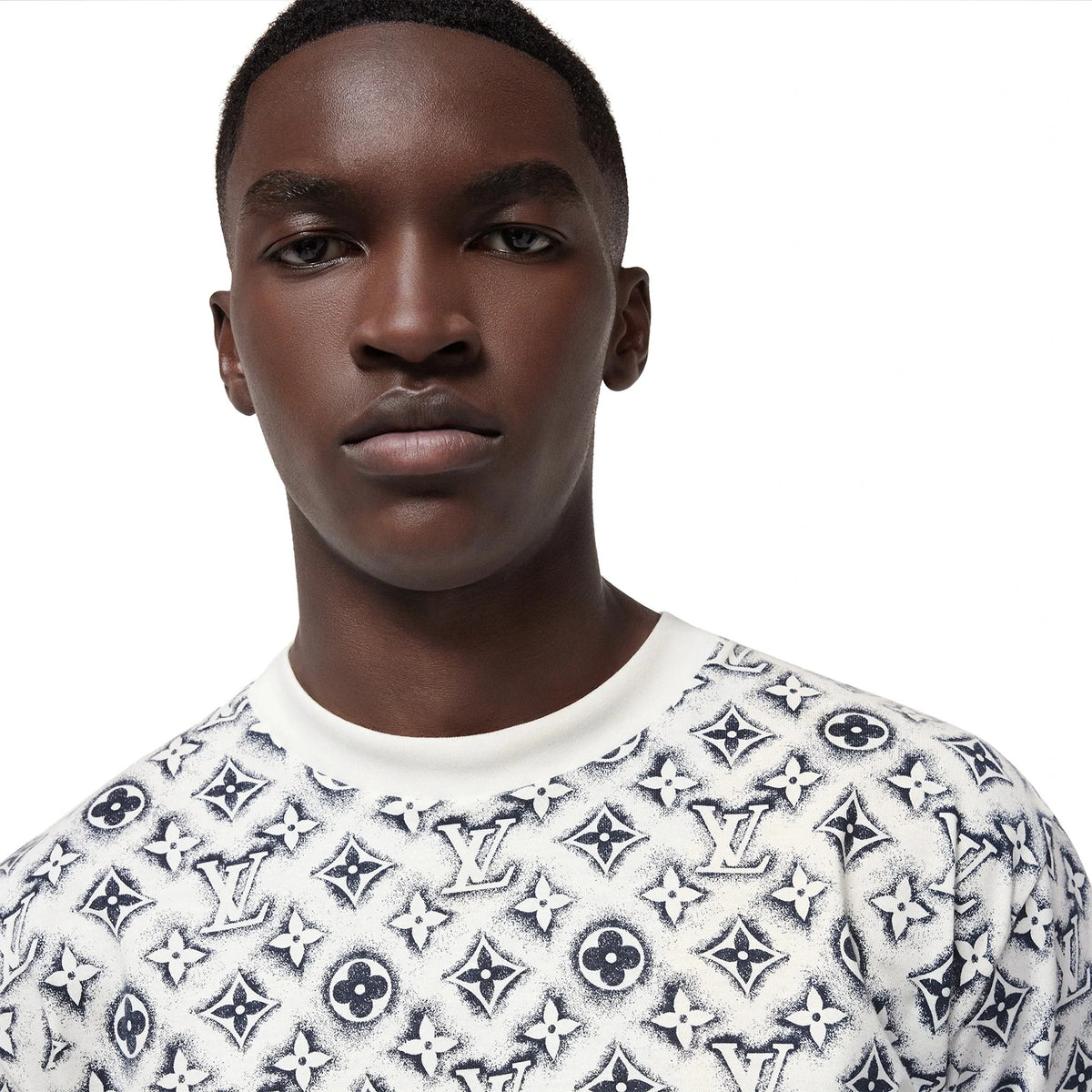 Monogram White Deep Black T-Shirt