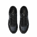 Run Away Sneaker – Black Iridescent Monogram
