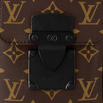 Monogram Mini Utility Crossbody Bag (Brown/Black)