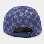 Blue GG Canvas Baseball Cap