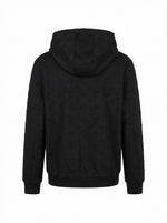 Premium Black Embossed Monogram Tracksuit Set