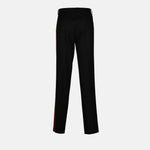 Tailored Brown Straight-Leg Trousers