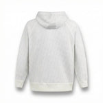 Signature Zip-Up Hoodie in Ivory with Dior Oblique Lining