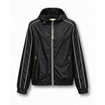 GG Monogram Hooded Zip Jacket – Black