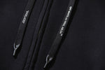 Arrows Graphic Zip Hoodie – Black