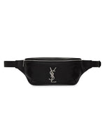 Monogram Leather Belt Bag (Black)