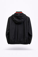 GG Logo Hooded Windbreaker Jacket