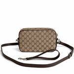 Supreme Canvas Crossbody / Clutch Bag (Beige/Ebony)