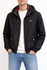 GG Logo Hooded Windbreaker Jacket