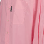 Oversized Button-Up Shirt Dress