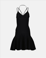 Strappy Corset Flare Mini Dress