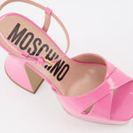 Pink Patent Platform Sandals