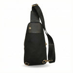 Embossed Leather Sling Bag