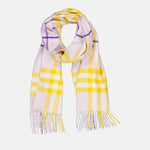 Check Cashmere Scarf