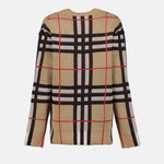 Checked Cardigan