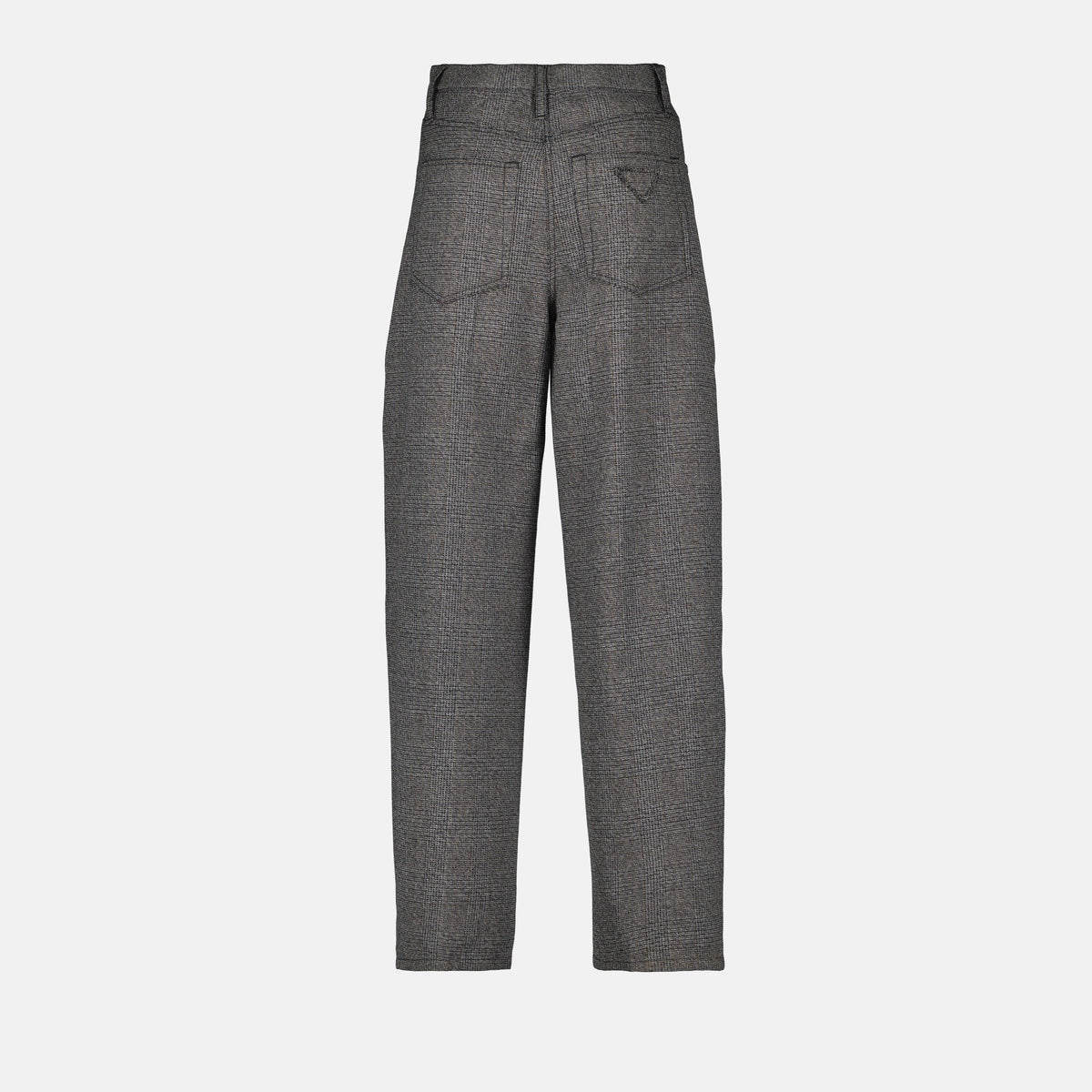 Relaxed Tailored Straight-Leg Trousers