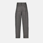 Relaxed Tailored Straight-Leg Trousers