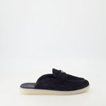 Suede Leather Mules