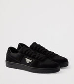 Suede & Re-Nylon Downtown Sneakers