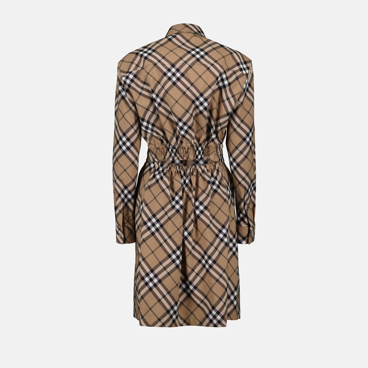 Classic Check Belted Shirt Dress
