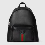 Black Leather Backpack