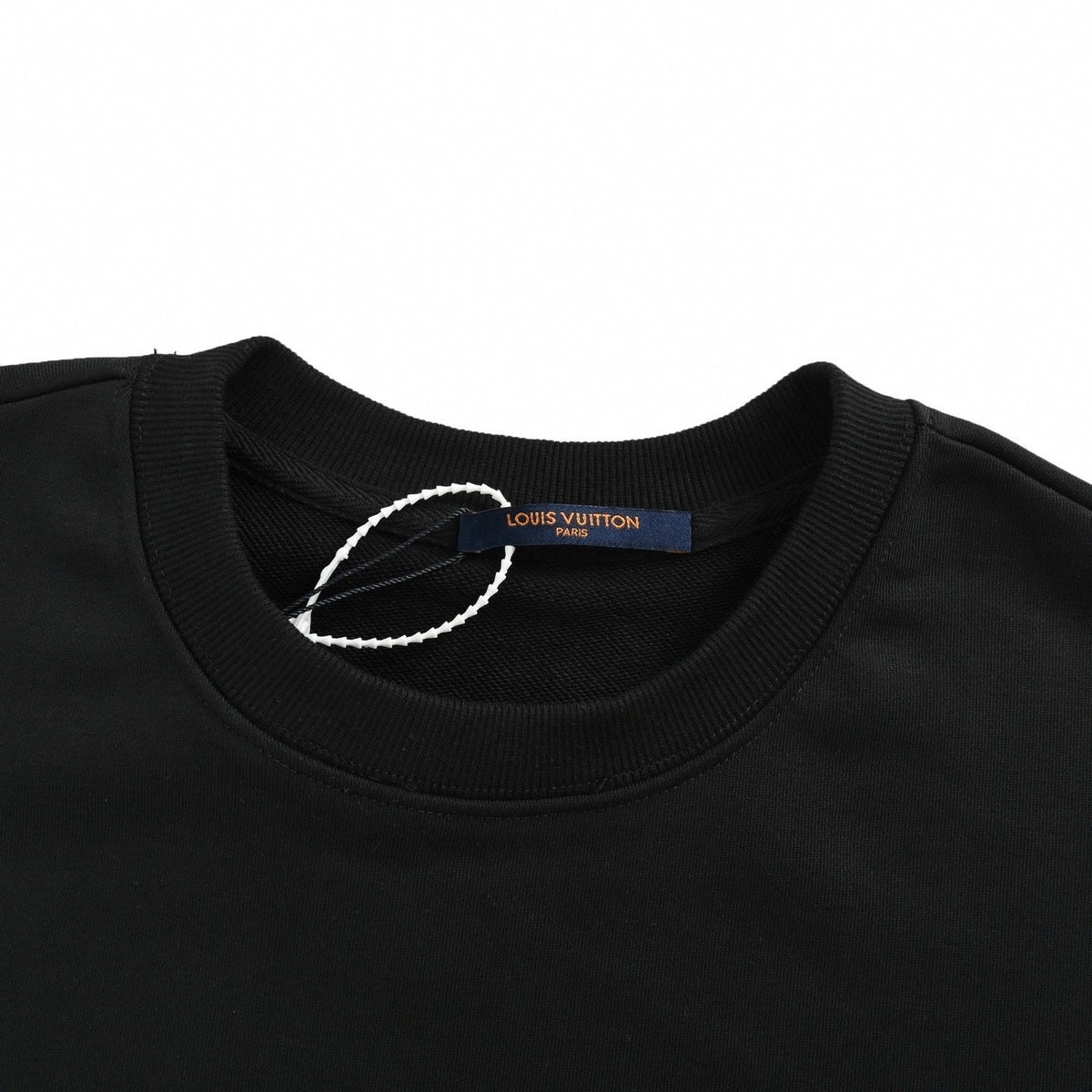 Embellished Crown Logo Crewneck Sweatshirt – Black