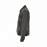 Monogram & Damier Mixed Denim Jacket – Charcoal Edition