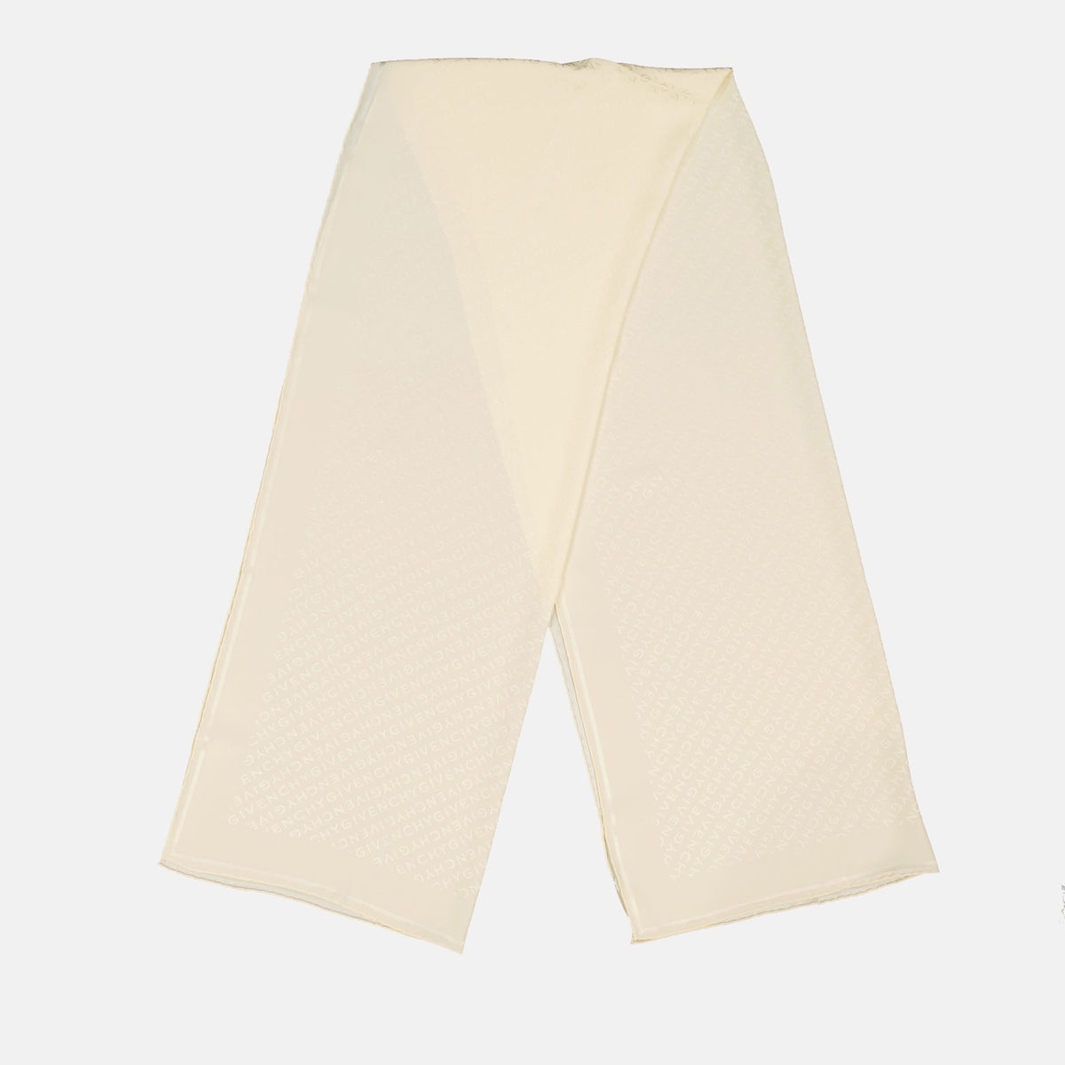 Monogram Scarf – Beige