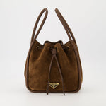 Prada Suede Bucket Bag