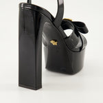 Patent Leather Platform Sandals