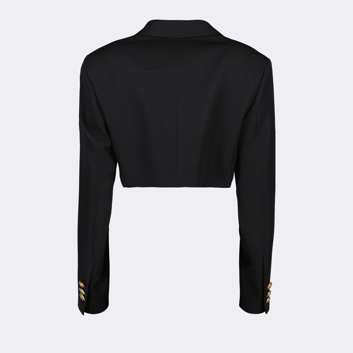 Cropped Double-Breasted Blazer