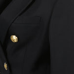 Cropped Double-Breasted Blazer