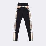 Check Panel Leggings