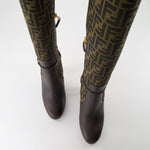 Monogram Knee-High Boots