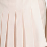 Layered Pleated Mini Skirt Trousers