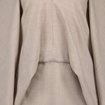 Draped Cape-Style Midi Dress