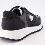 Leather and Re-Nylon Sneakers