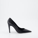 Leather Pointed-Toe Pumps