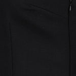 Structured Mini Dress with Sheer Hem