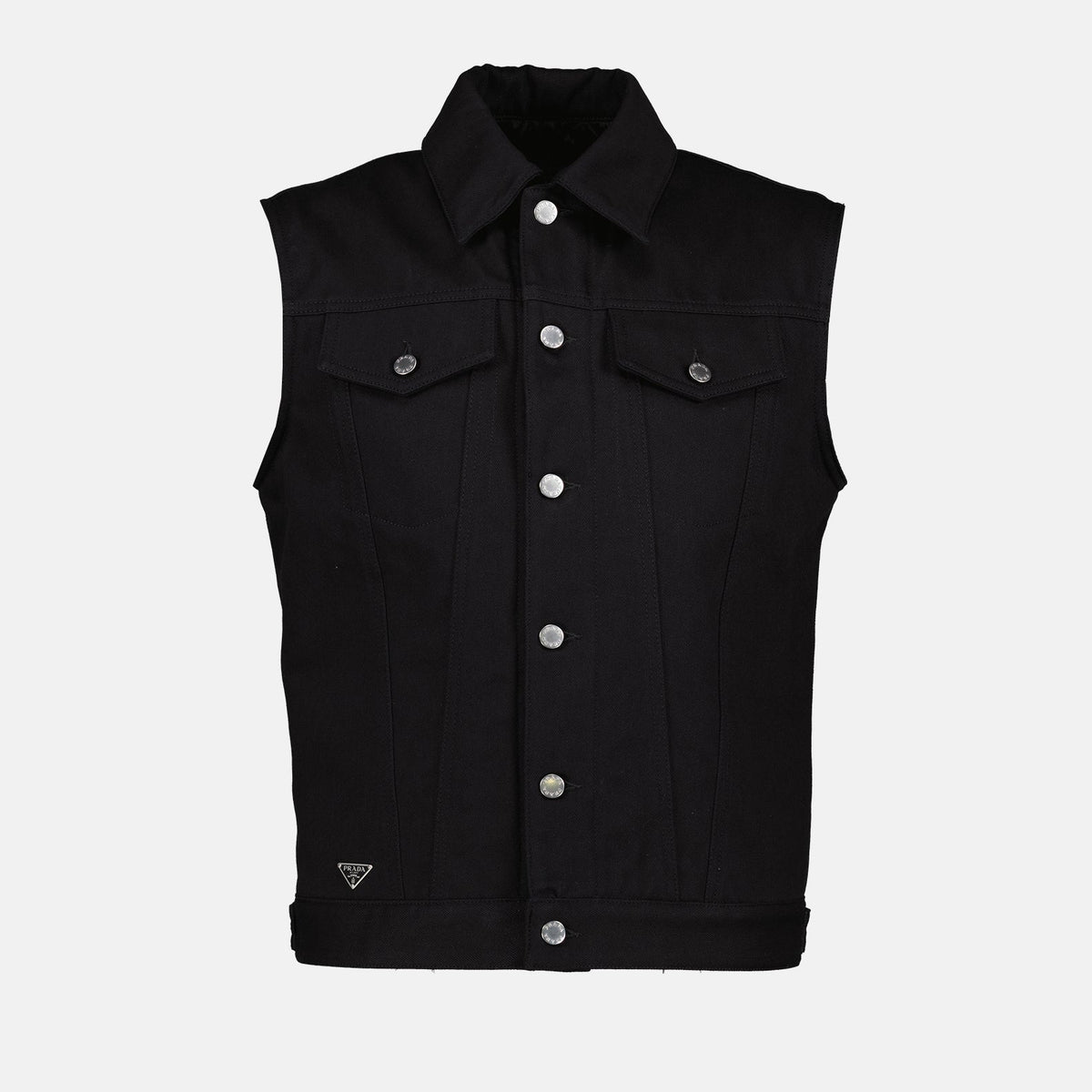 Sleeveless Denim Jacket