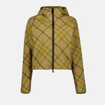 Check Hooded Zip Jacket