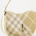 Check Canvas Mini Shoulder Bag