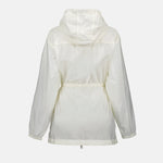 Hooded Drawstring Windbreaker Jacket