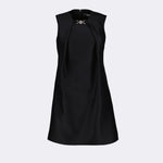 Medusa Clasp A-Line Mini Dress