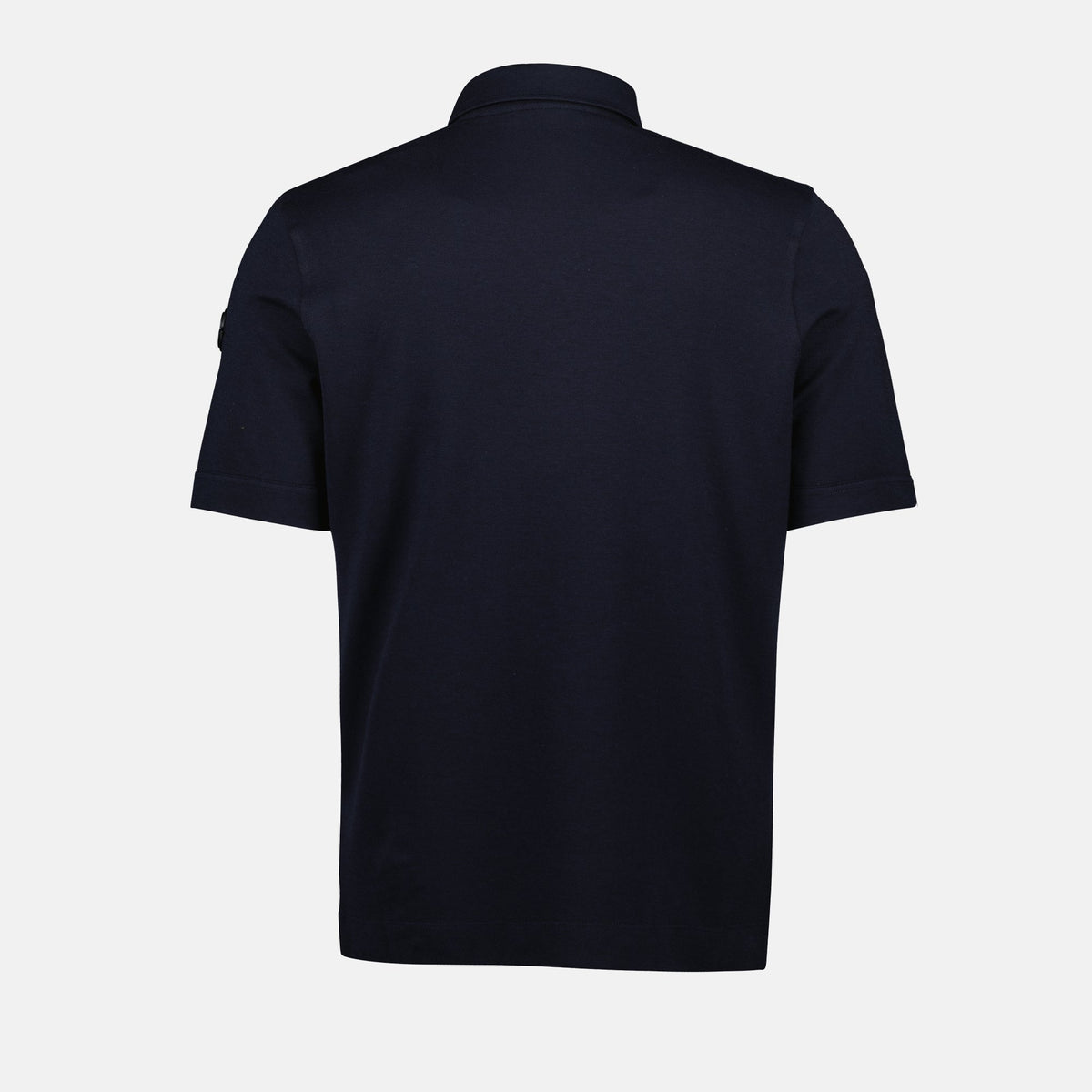 Navy Polo Shirt with Minimal Design