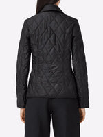 Black Diamond-Quilted Jacket