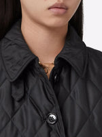 Black Diamond-Quilted Jacket