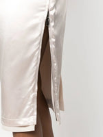 Satin skirt